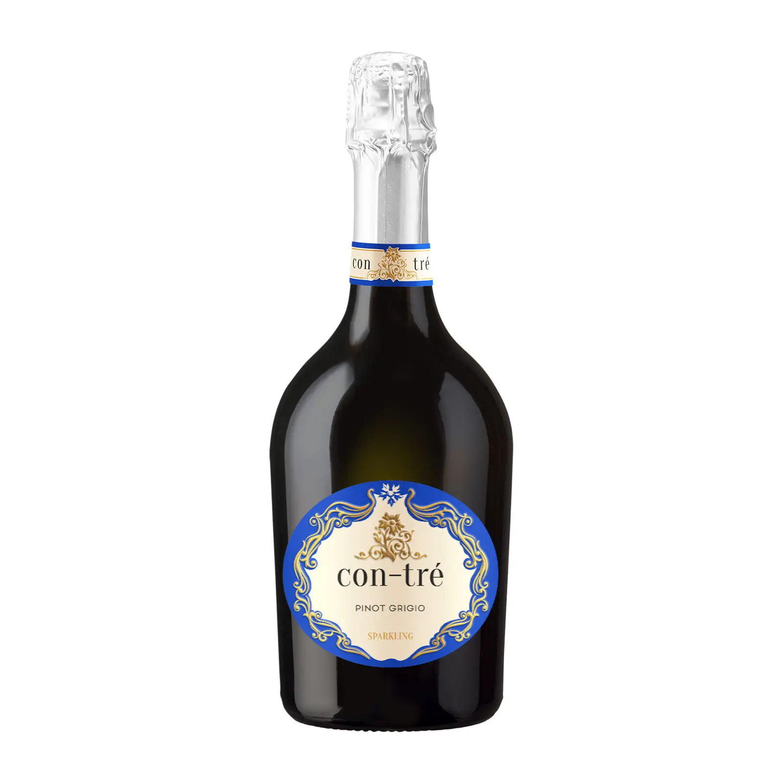 Изображение товара Вино игристое Con-Tre Pinot Grigio белое брют 750 мл