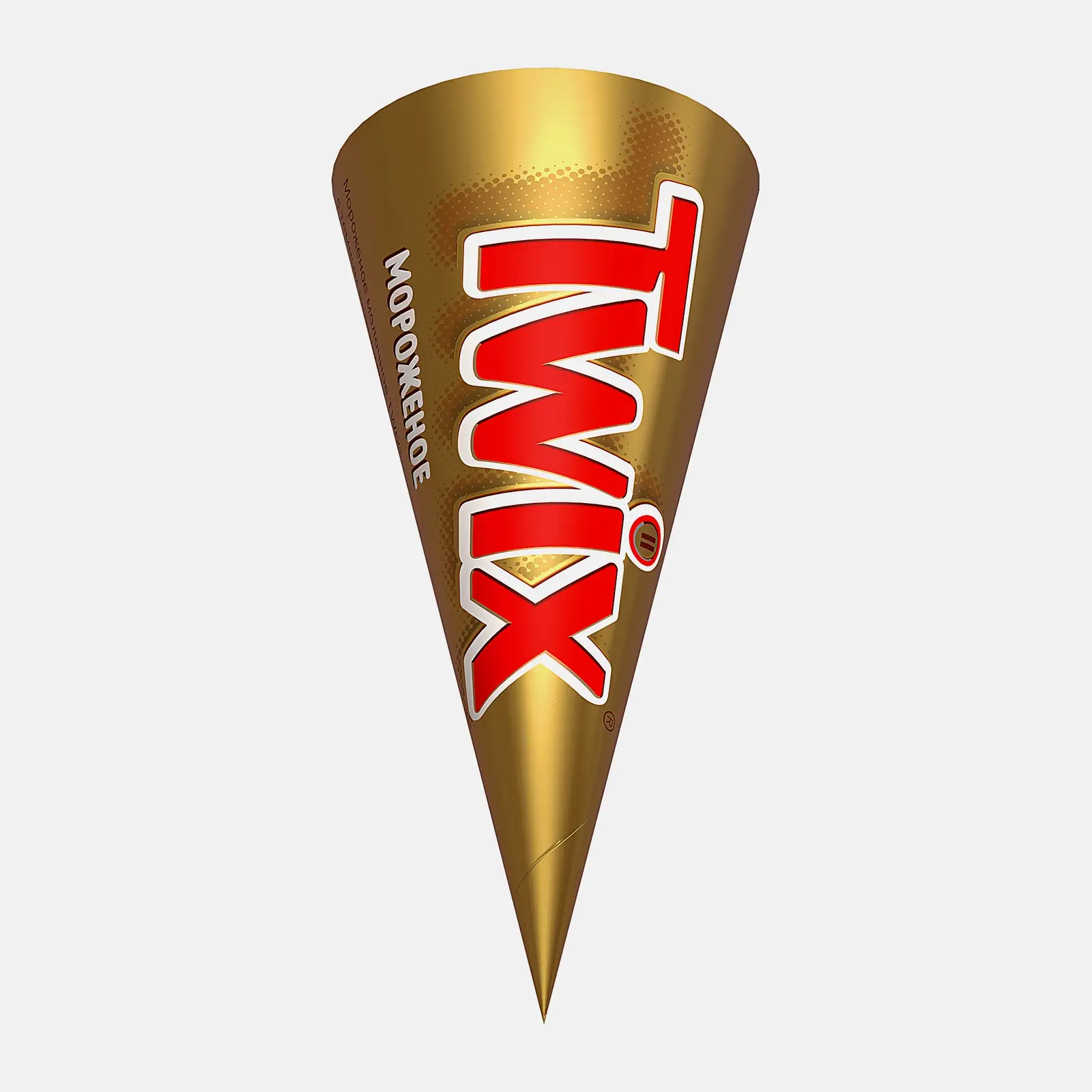 Мороженое Twix рожок двухслойный карамель рисовые шарики в молочном шоколаде 60г