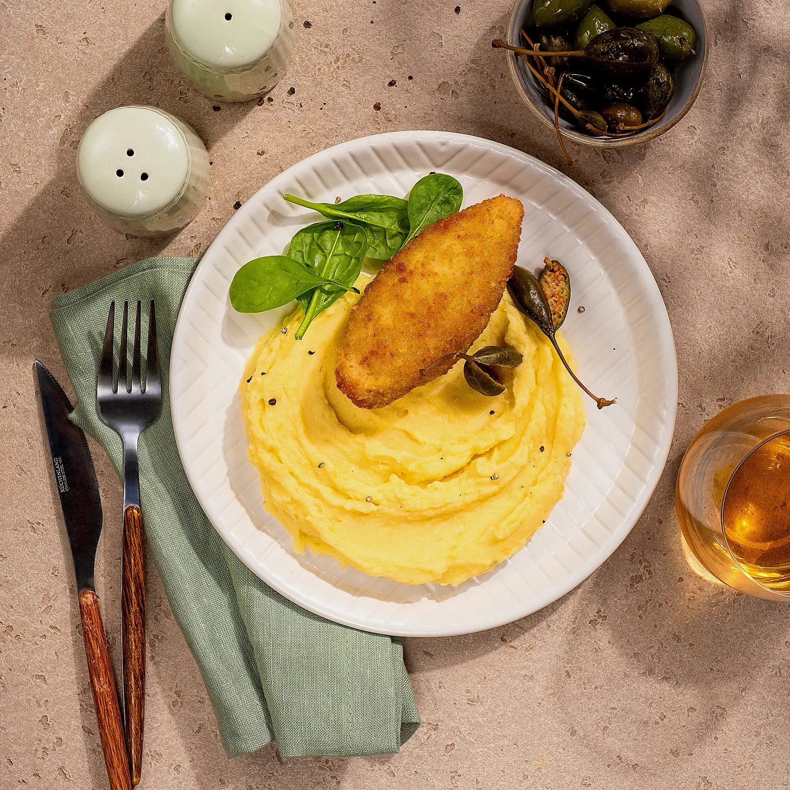 Котлета по-киевски с картофельным пюре 270г