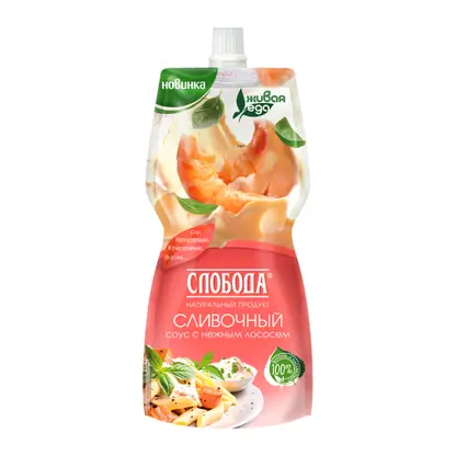 Изображение товара Сливочный соус с лососем Слобода 200мл