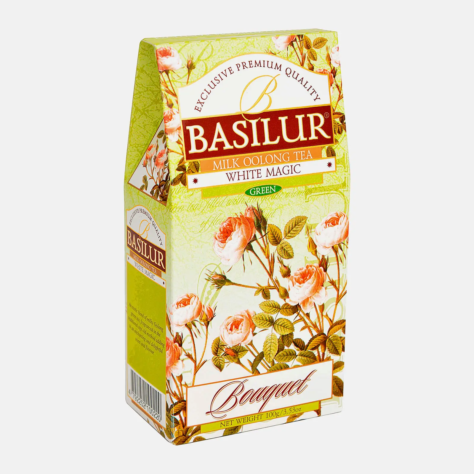 Изображение товара Чай зеленый Basilur байховый крупнолистовой с ароматом молока 100г