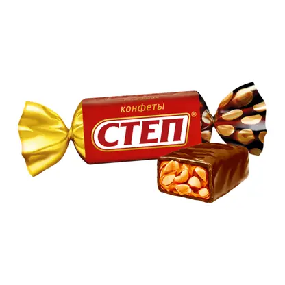 Изображение товара Конфеты Золотой степ Арахис фундук и карамель