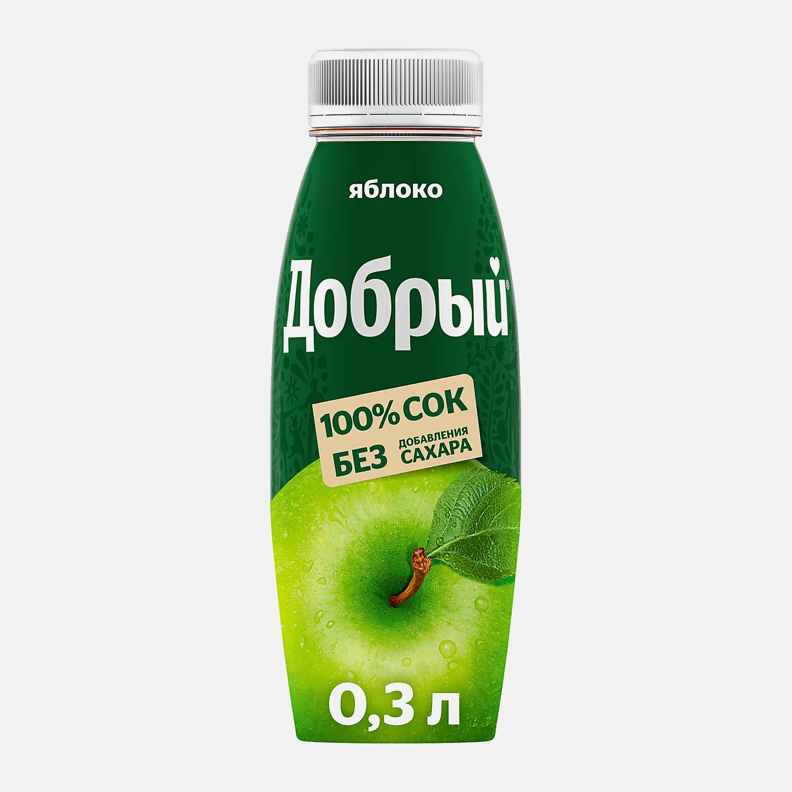 Изображение товара Натуральный яблочный сок Добрый яблоко 300 мл без добавок