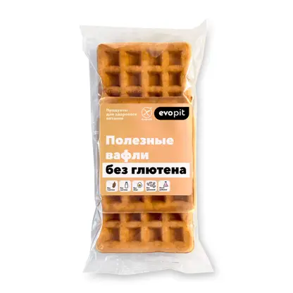 Изображение товара Бельгийские вафли без глютена Evopit 220г