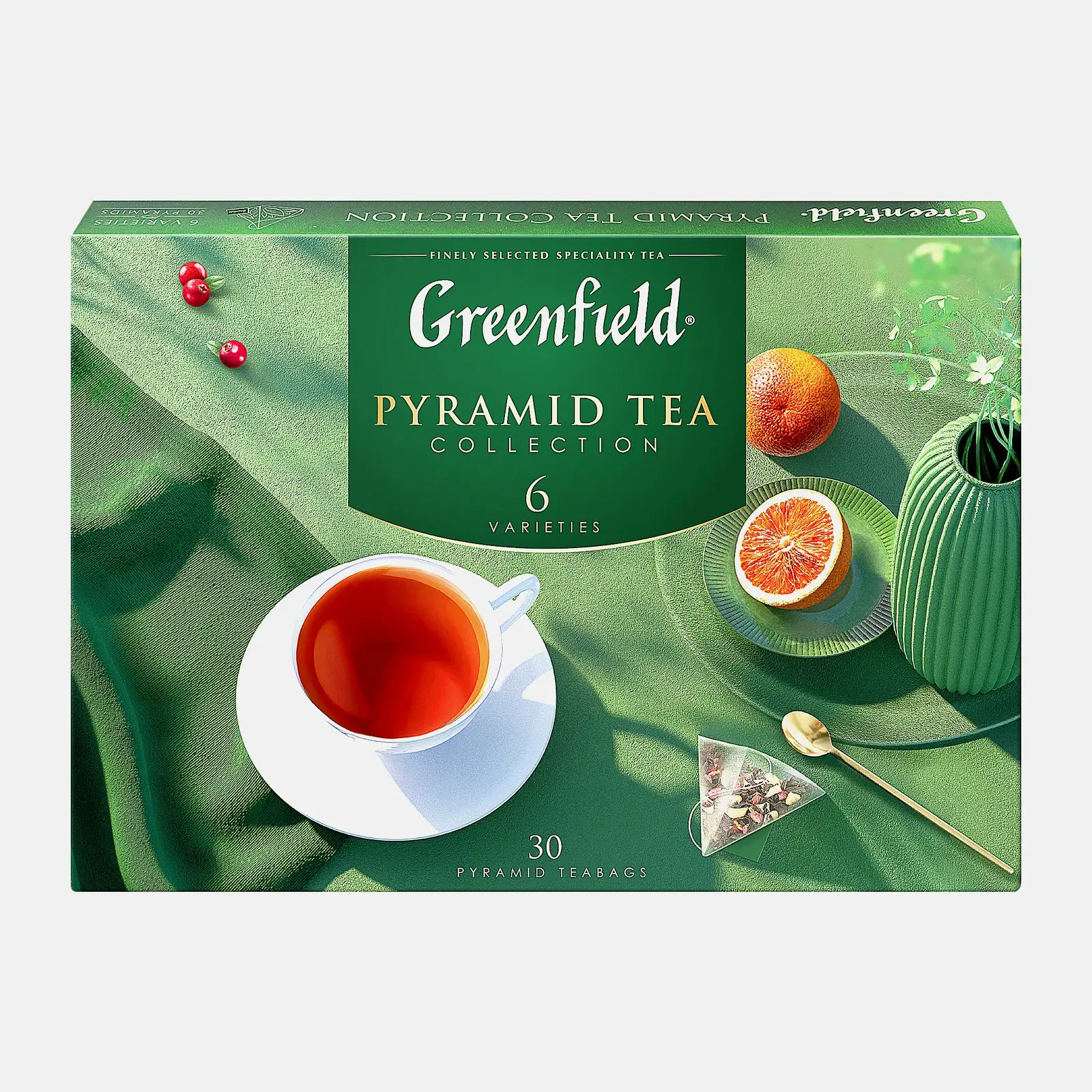 Подарочный набор Greenfield Коллекция чая 6 вкусов 30пир 56г