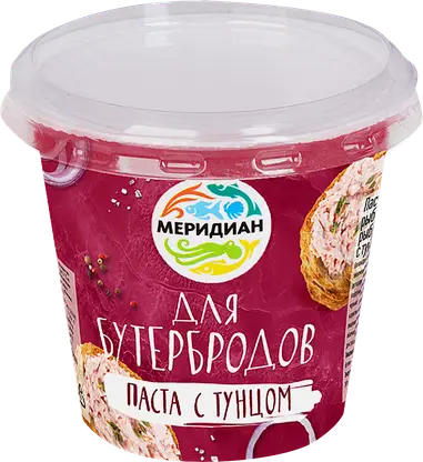 Паста Меридиан с тунцом для бутербродов 140г
