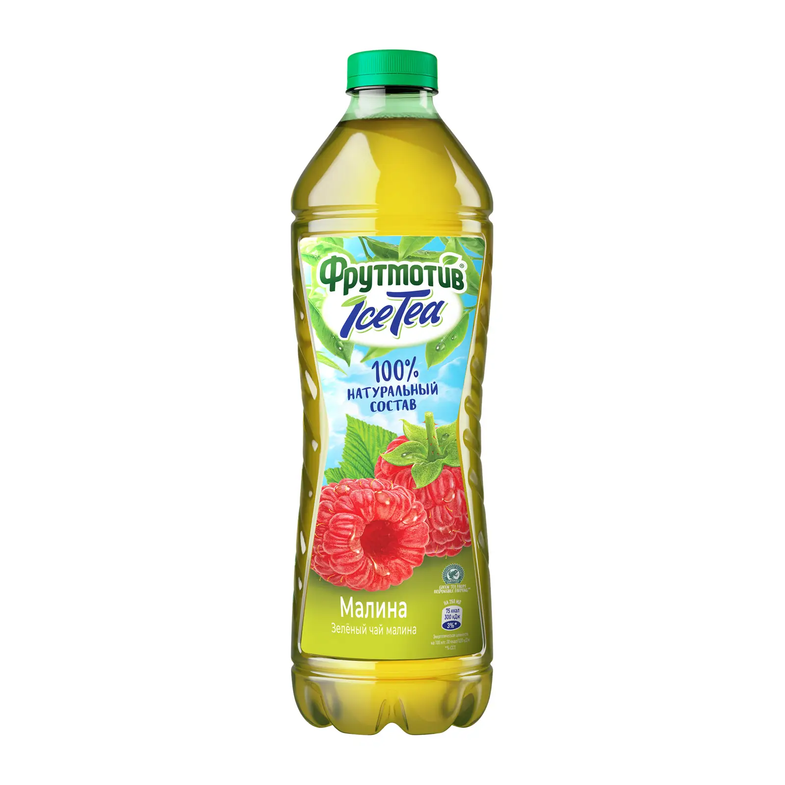 Изображение товара Напиток Фрутмотив Ice Tea Чай зеленый холодный Малина 1.5л