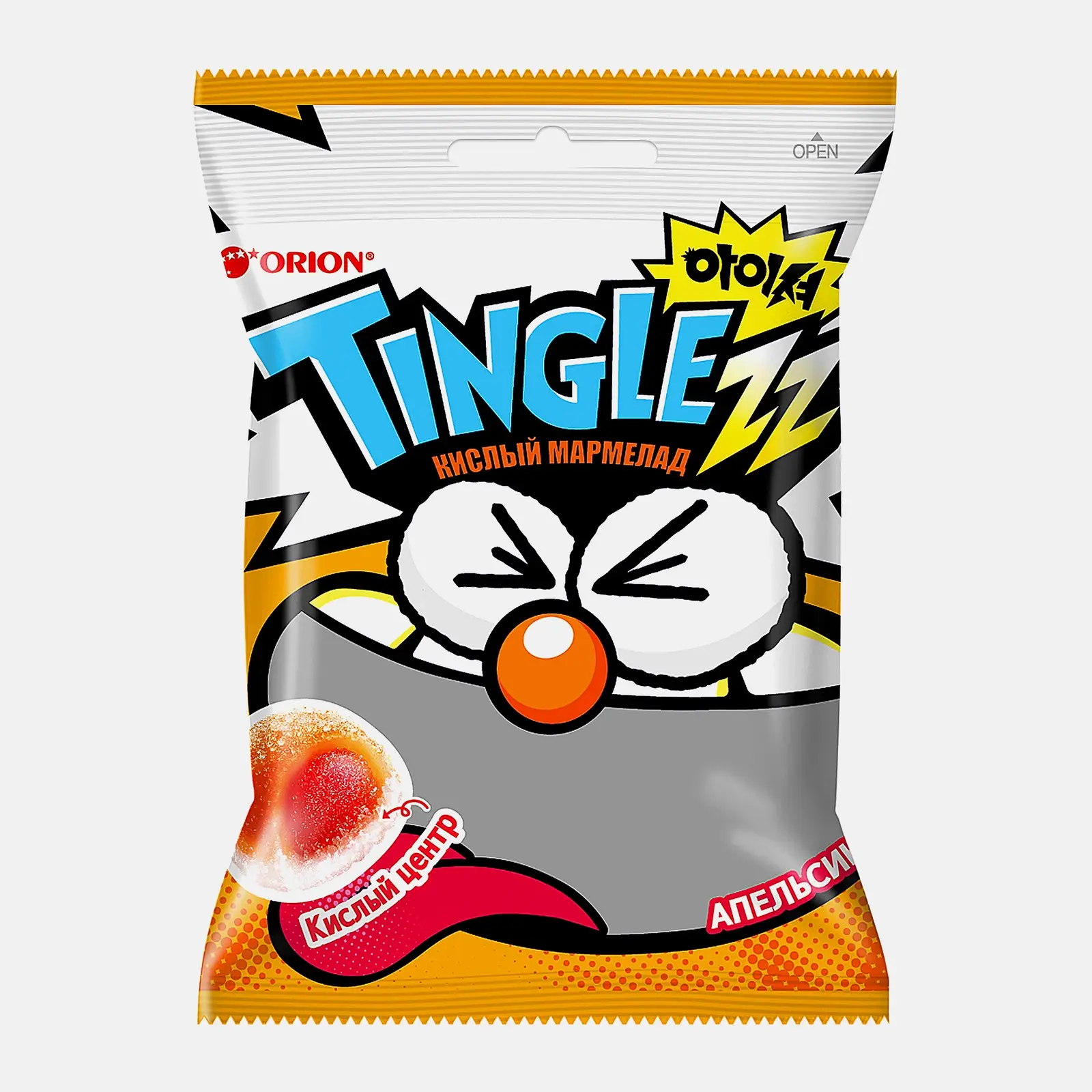 Жевательный мармелад со вкусом апельсина Tinglezz 50г