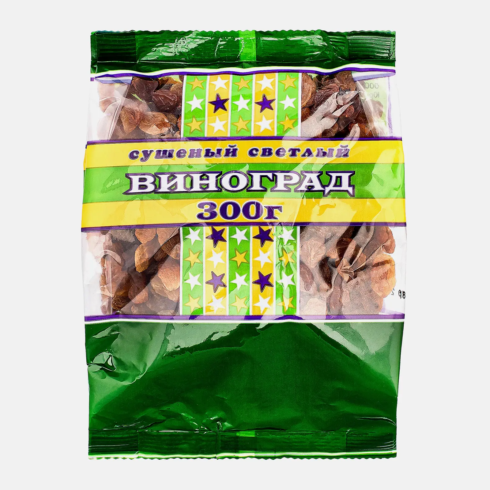 Виноград сушеный Звездочки светлый 300г