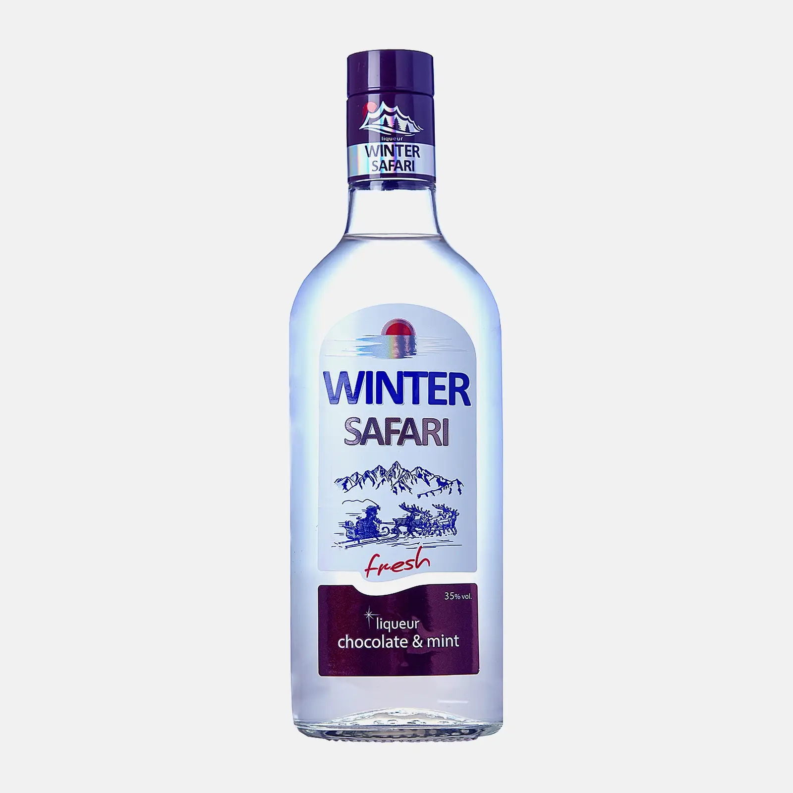 Ликер крепкий Winter Safari вкус шоколада и мяты 35% 500мл Ликер крепкий Winter Safari вкус шоколада и мяты 35% 500мл