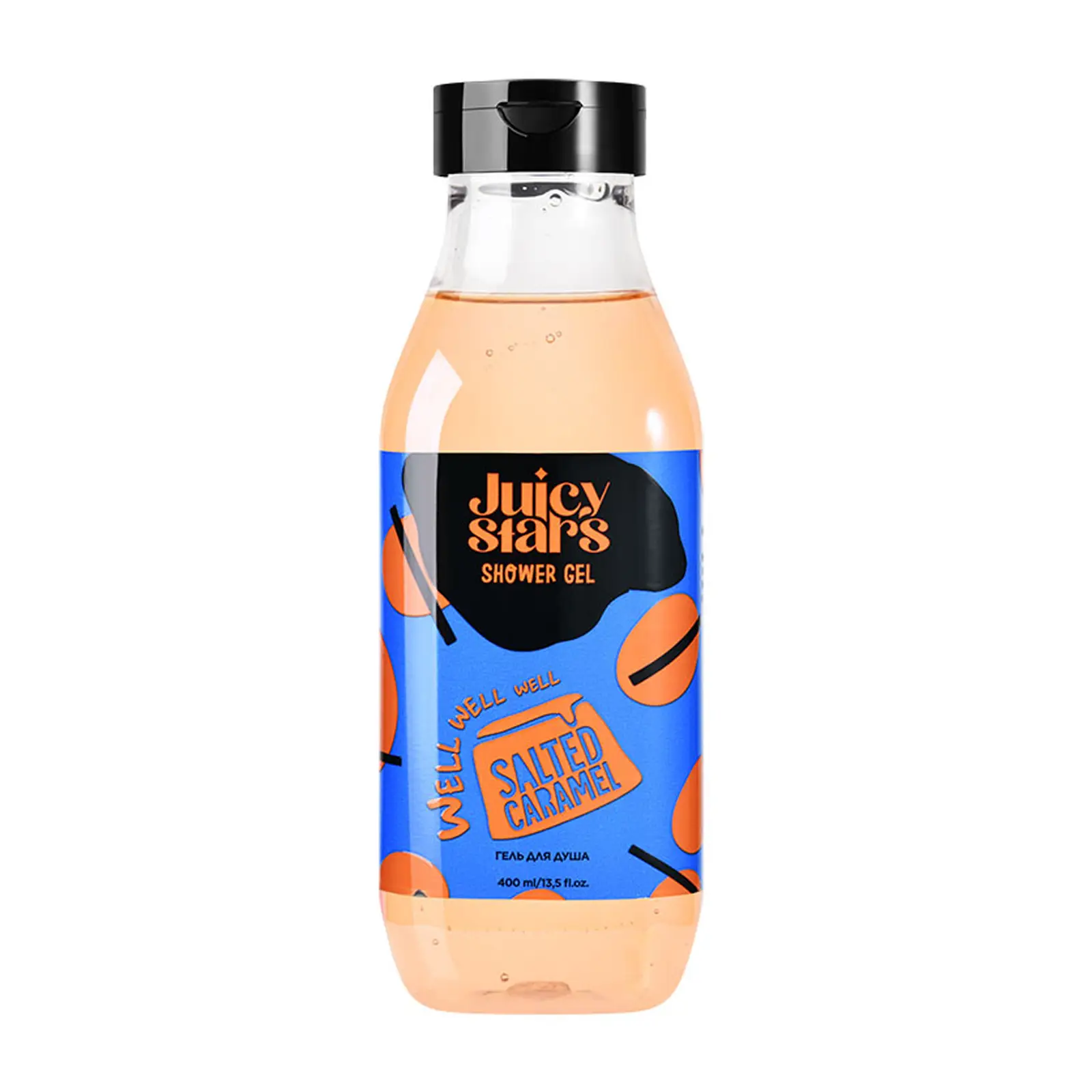 Гель для душа Juicy Stars Цель-Соленая карамель 400мл