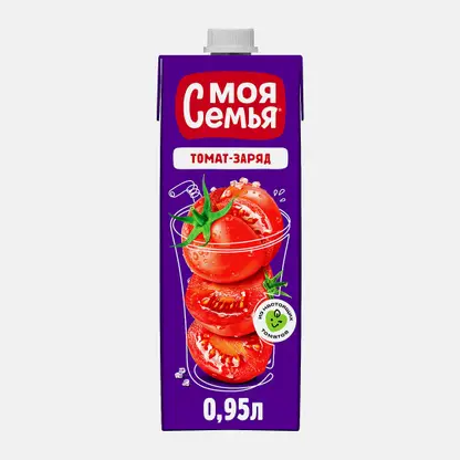 Нектар Моя Семья томатный с солью 950мл