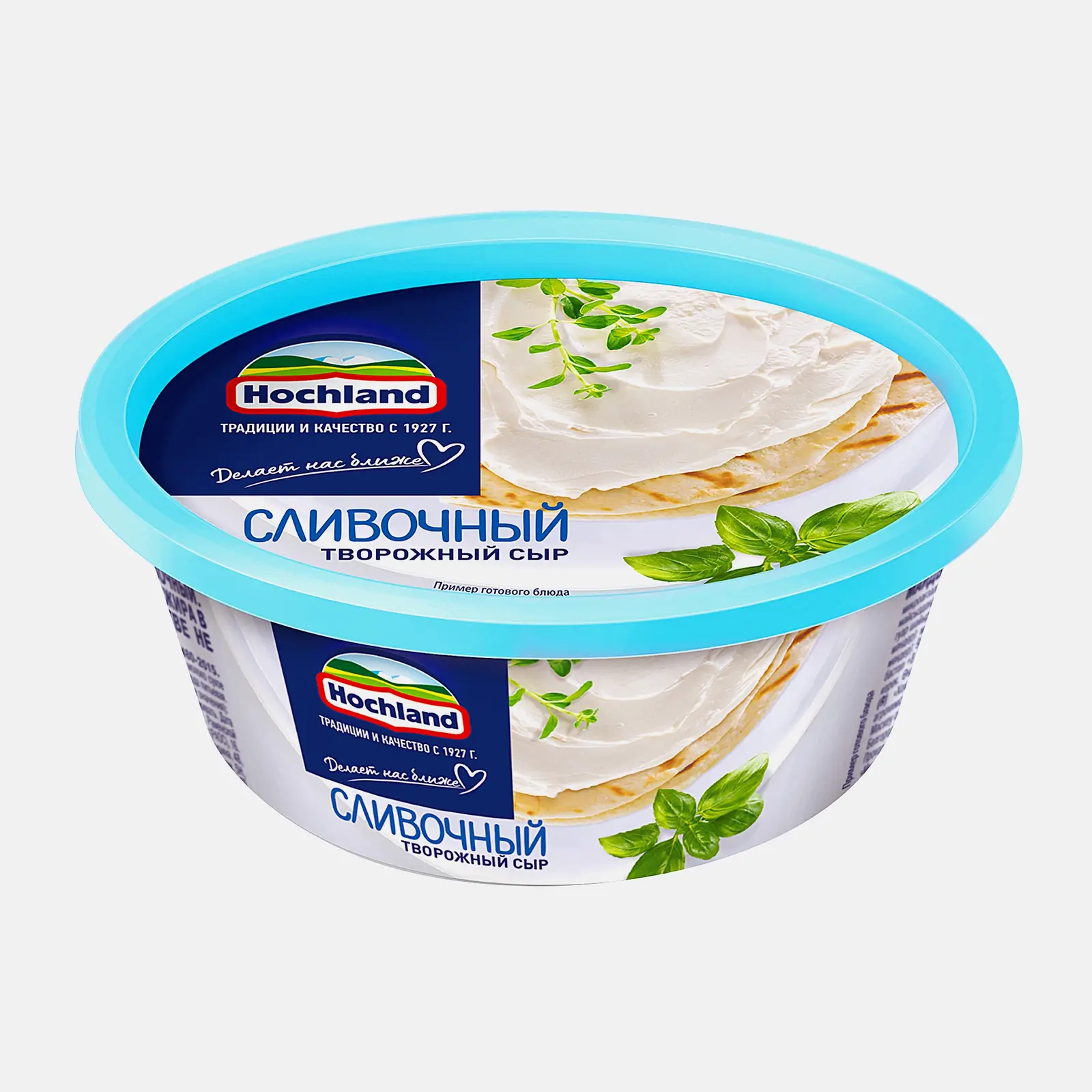 Изображение товара Сыр творожный Hochland сливочный 60% 140г - идеальный для бутербродов