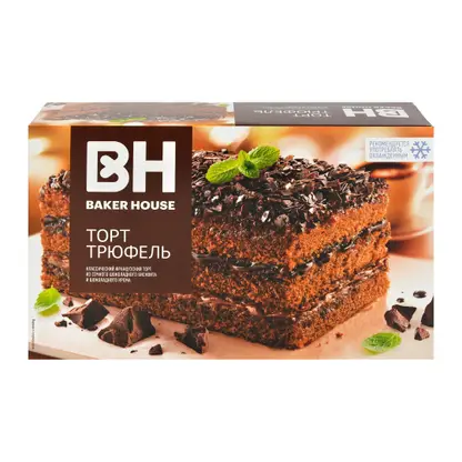 Изображение товара Торт Трюфель шоколадный Baker House 350г