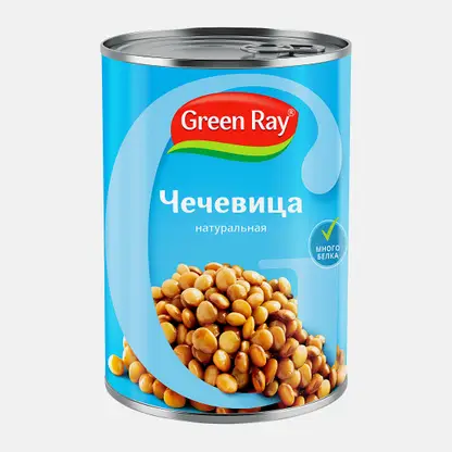 Чечевица Green Ray 400г