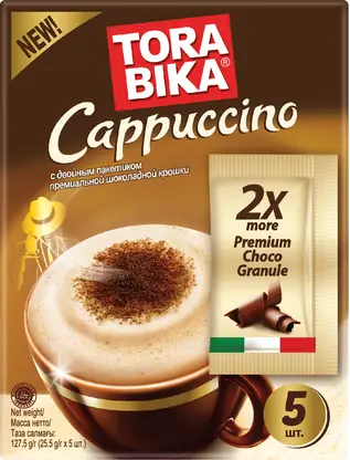 Изображение товара Напиток кофейный Torabika Cappuccino капучино 5*25.5г