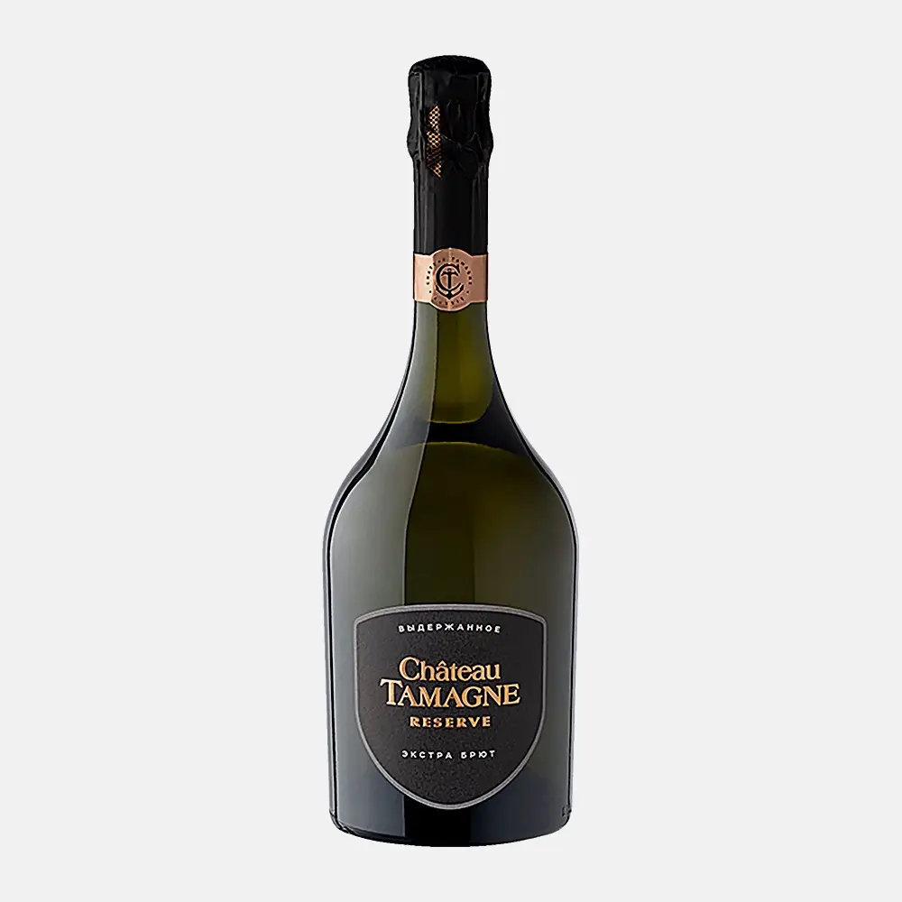 Вино игристое Chateau Tamagne Reserve белое экстра брют 13% 750мл