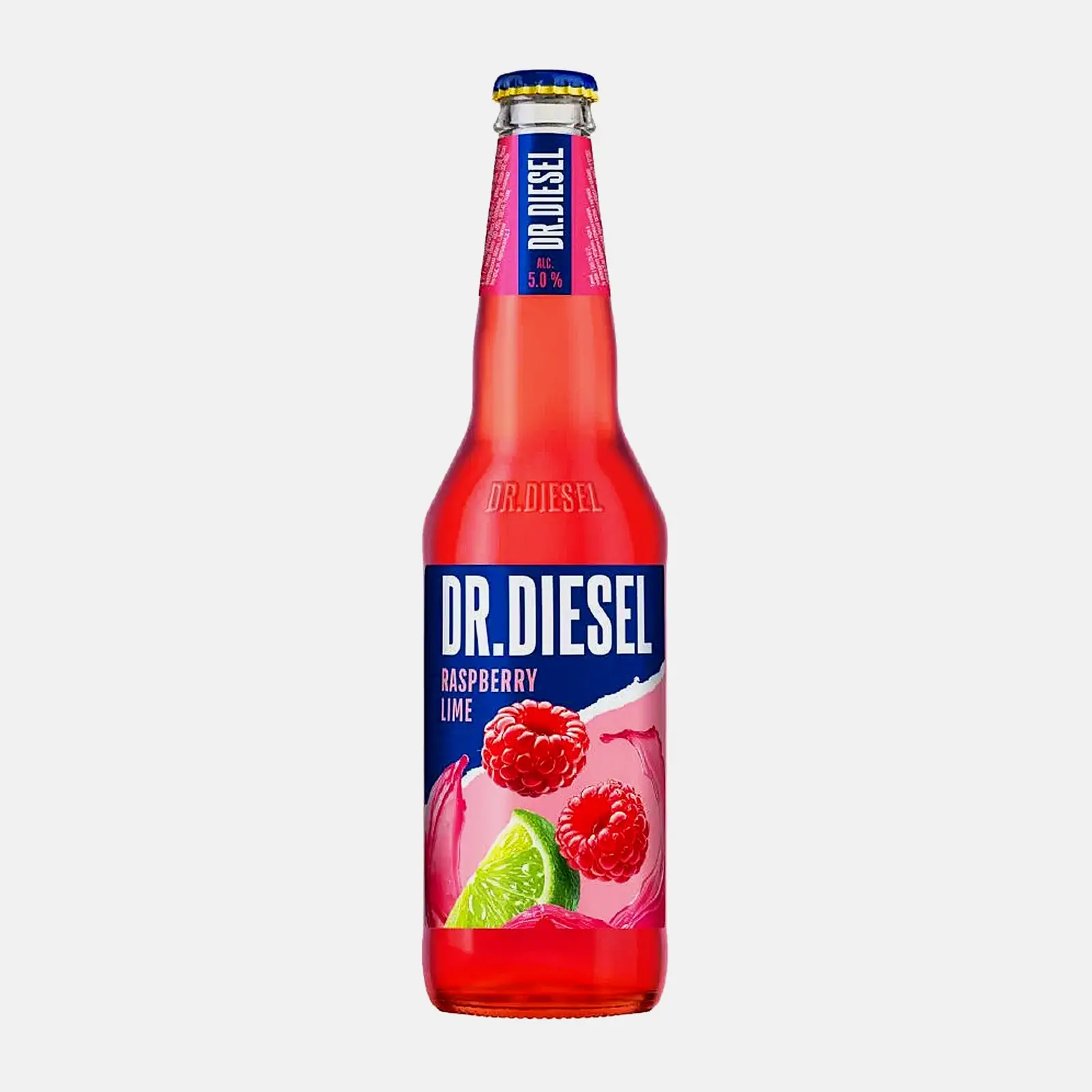 Пивной напиток Doctor Diesel Малина лайм 5% 400мл Пивной напиток Doctor Diesel Малина лайм 5% 400мл