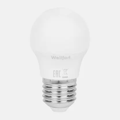 Лампа светодиодная шар Wellfort 10Вт Е14 холодный