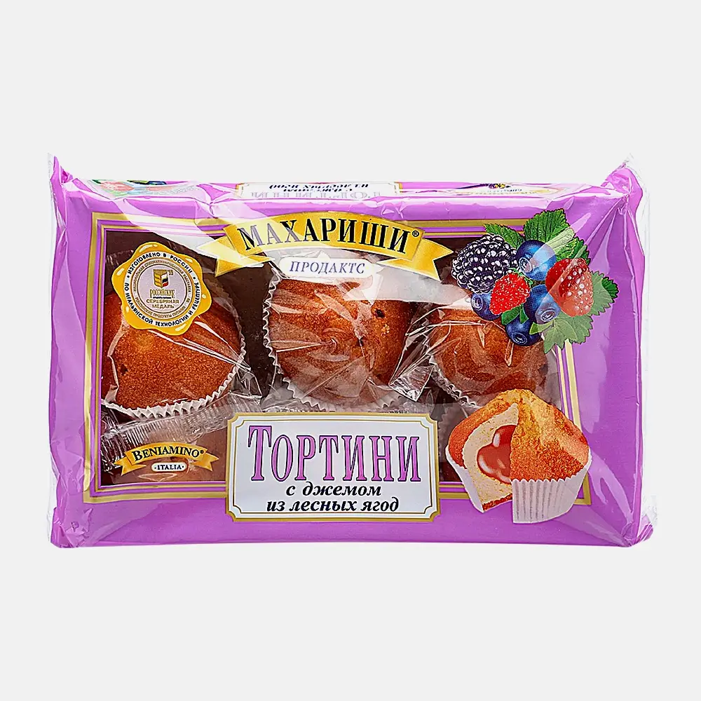 Тортини Махариши с джемом из лесных ягод 500г