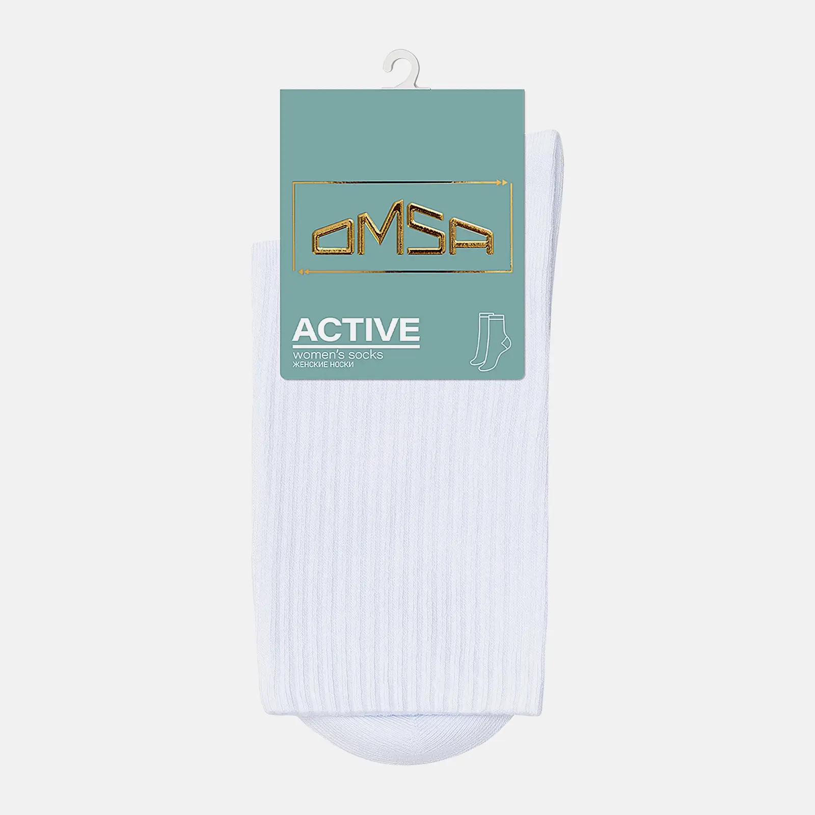 Белые носки женские р.35-38 Omsa Active Белые носки женские р.35-38 Omsa Active