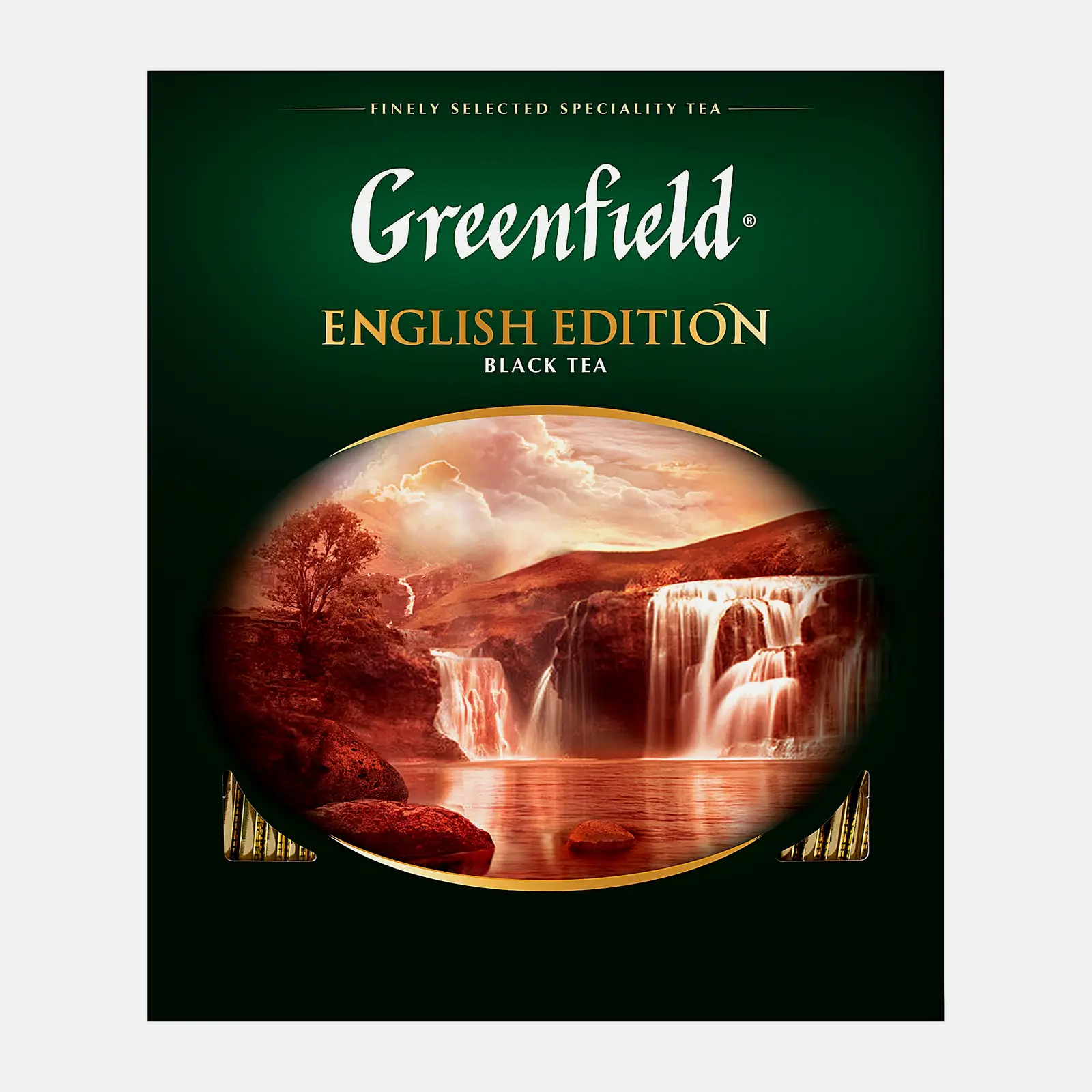 Изображение товара Чай черный Greenfield English Edition 100 паклист висококачественный цейлонский