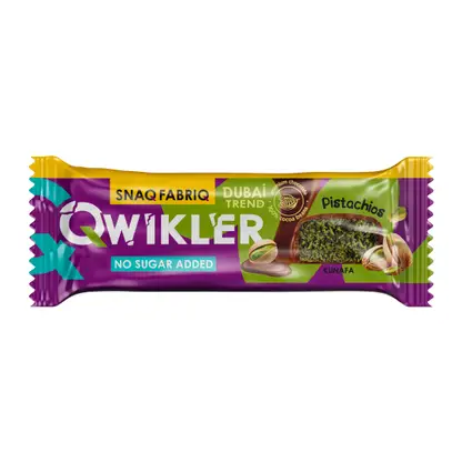 Изображение товара Батончик Qwikler с фисташкой и кунафой Snaq Fabriq 35г