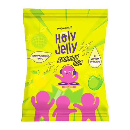 Изображение товара Мармелад Holy Jelly жевательный Кислый чел 65г