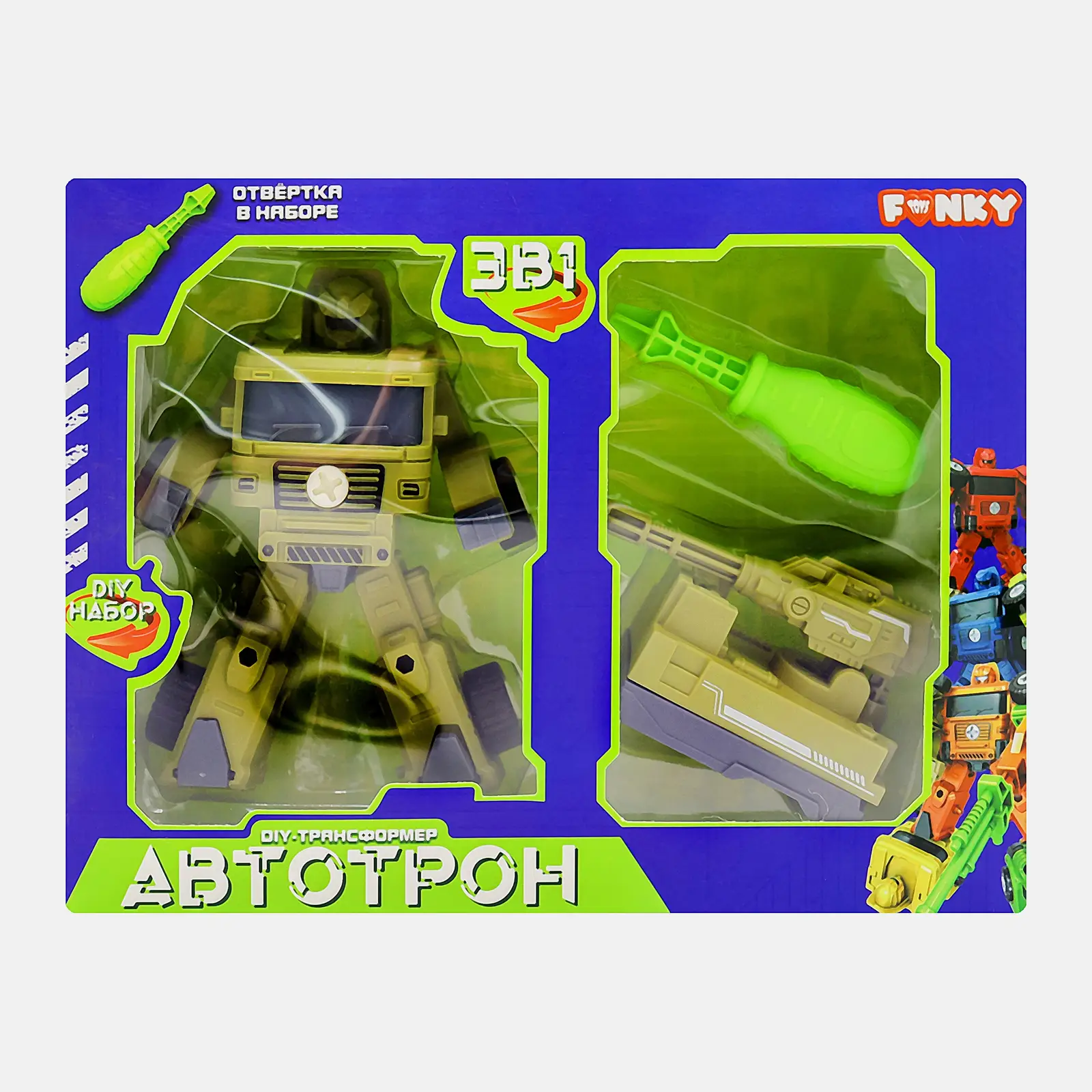 Робот-трансформер Funky Toys 20см в ассортименте - фото 4