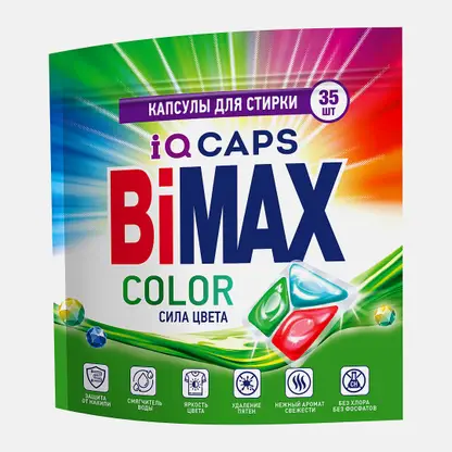 Капсулы для стирки Bimax Color 35шт