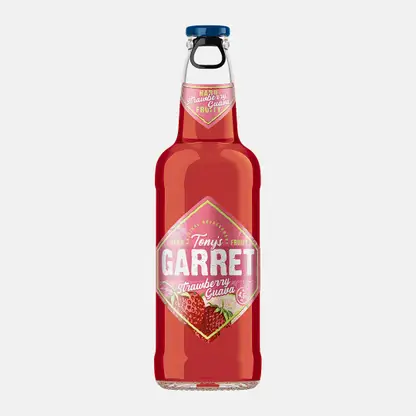 Пивной напиток Strawberry-Guava Tonys Garret Hard 4.6% 400мл