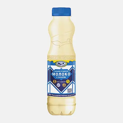 Сгущённое молоко с сахаром 1% 1кг