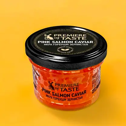 Изображение товара Икра горбуши лососевая зернистая Premiere of Taste 90г