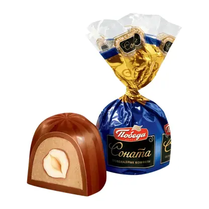 Изображение товара Конфеты шоколадные с лесным орехом Соната