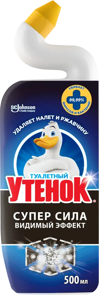 Чистящее средство для унитаза Туалетный утенок Видимый эфффект 500мл