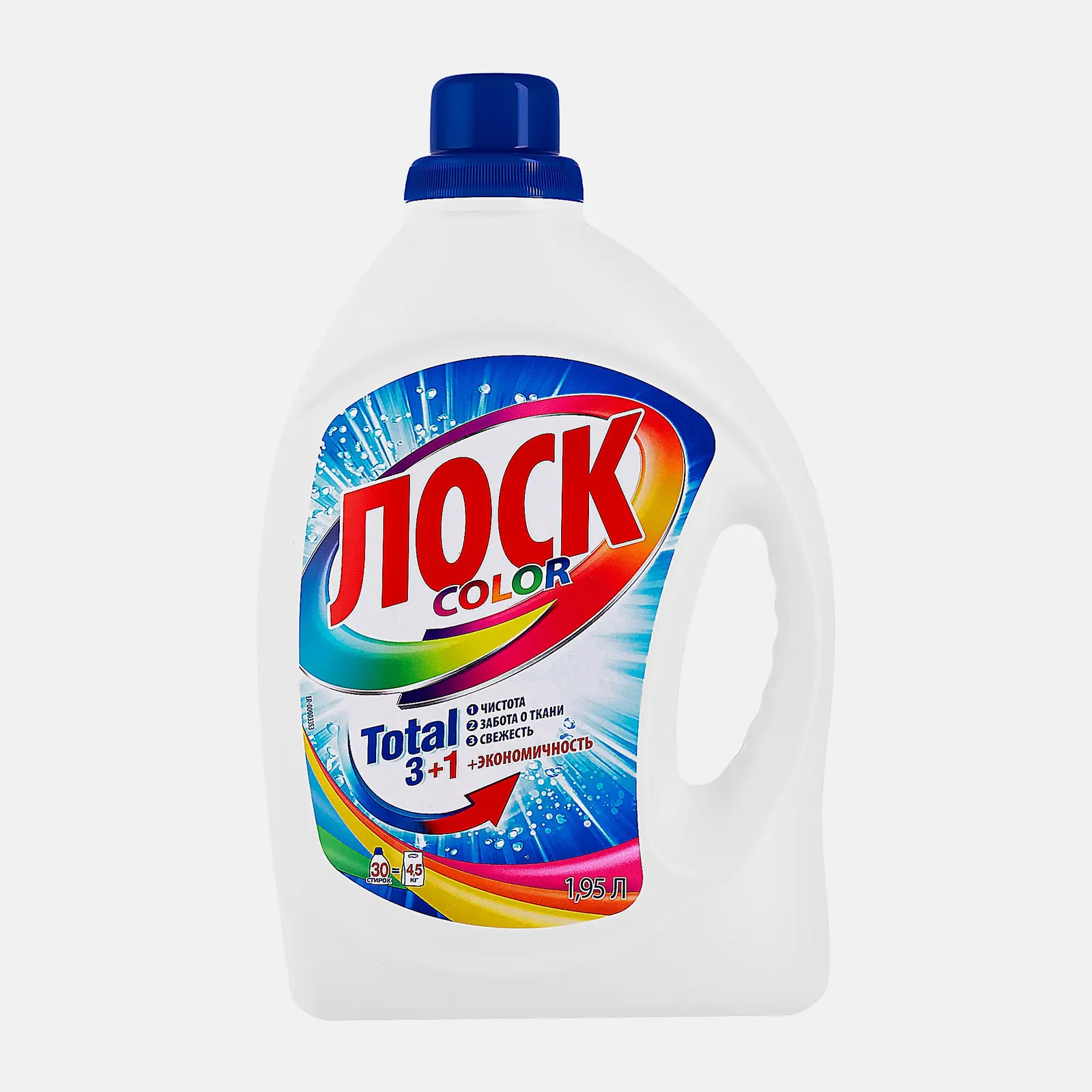 Гель для стирки Лоск Колор для цветного жидкий порошок 60 стирок 1.95л*2