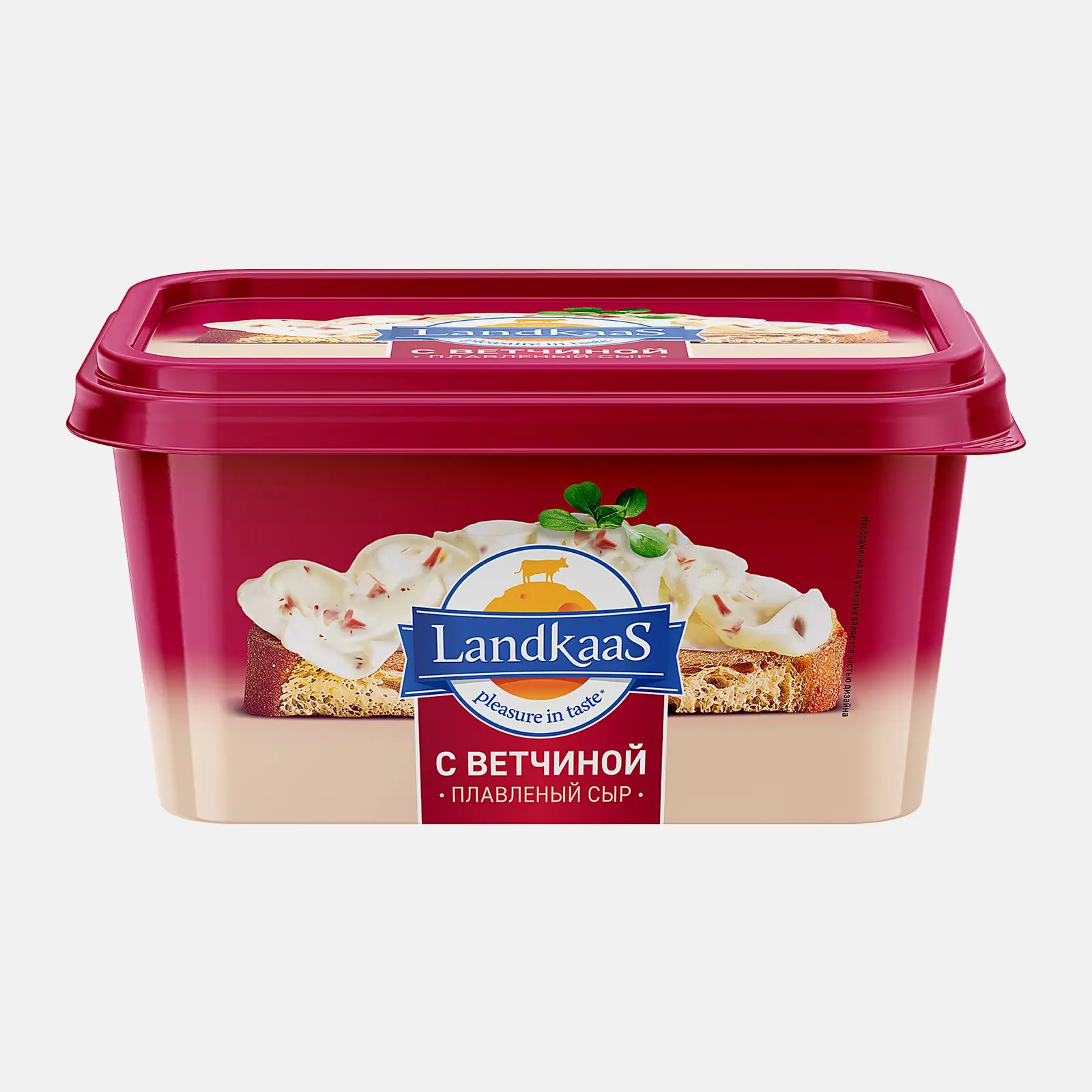 Плавленый сыр с ветчиной Landkaas 50% 350г