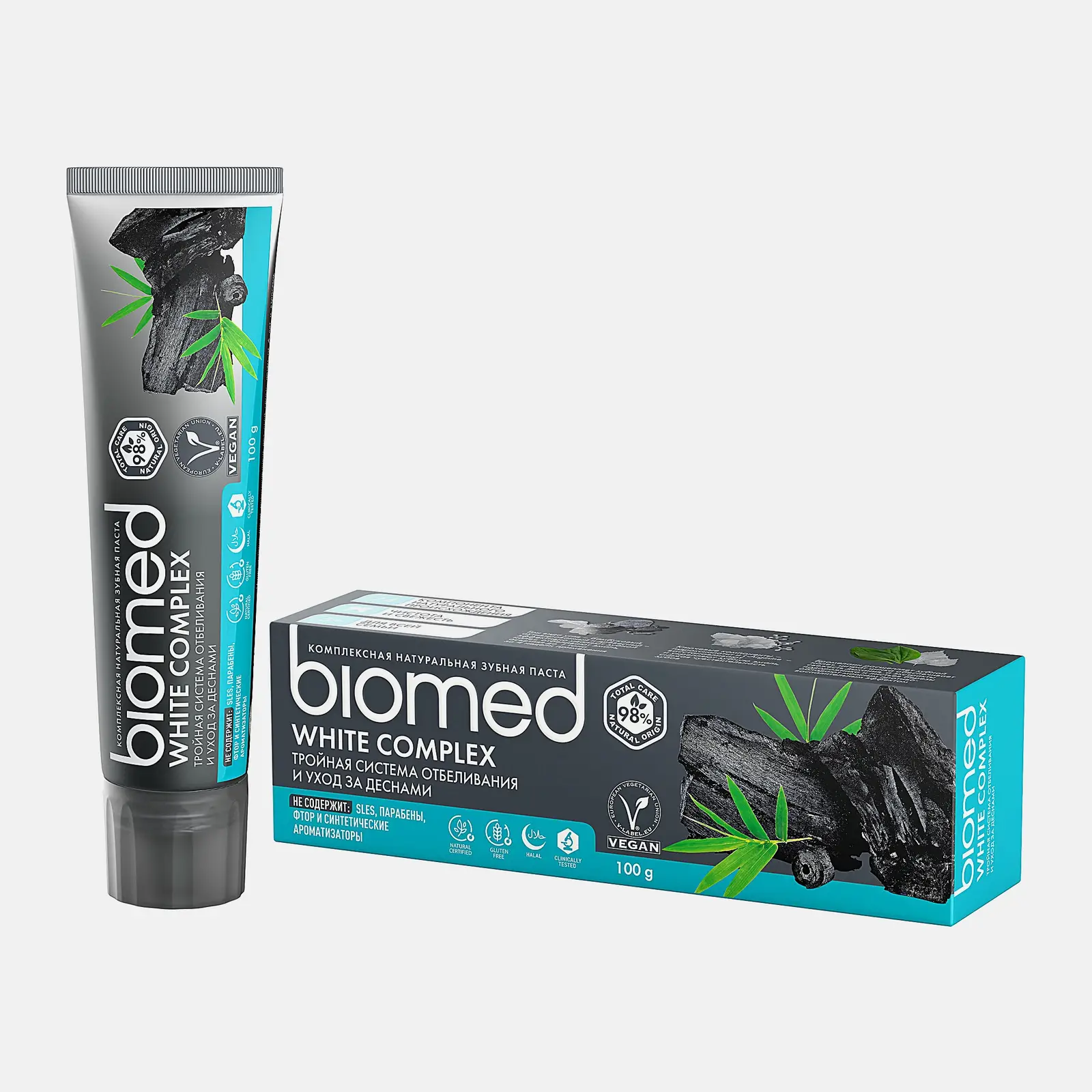 Изображение товара Зубная паста Biomed White Complex антибактериальная отбеливающая 100г