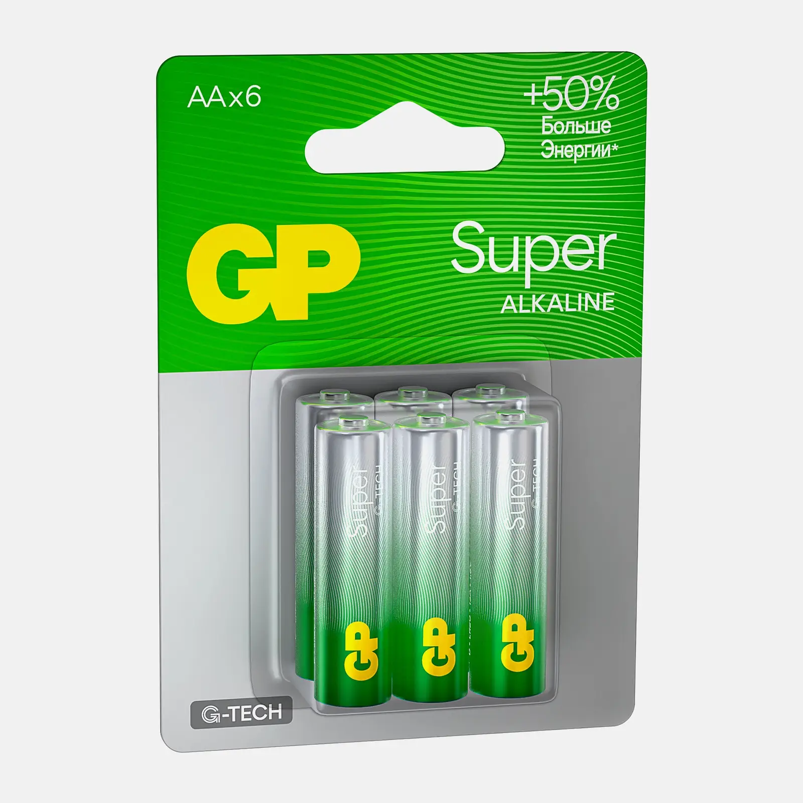 Батарейки GP Super AA 6шт