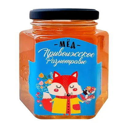 Изображение товара Мед Медовый дом натуральный цветочный разнотравье 250г