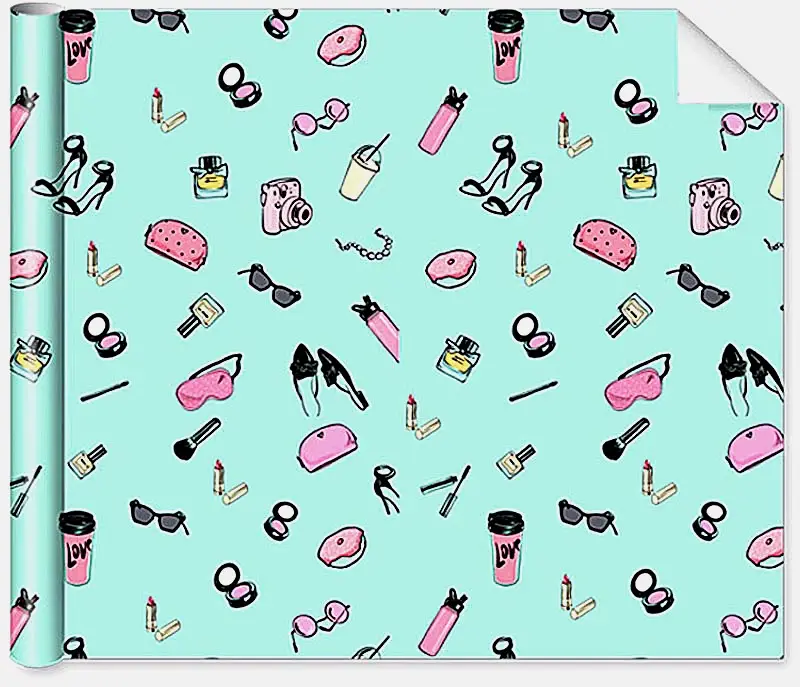 Упаковочная бумага Арт дизайн глянцевая 70*100см