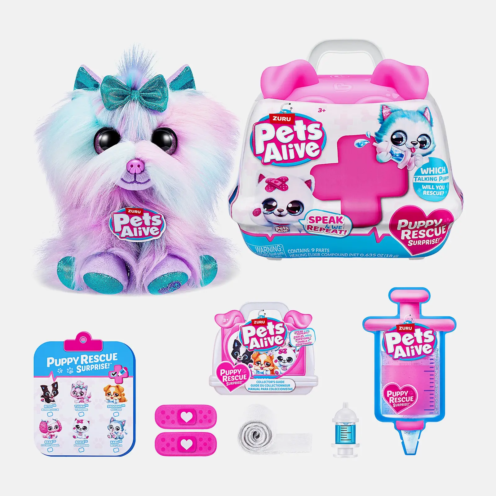 Игрушка-сюрприз Zuru Pets Alive Puppy Rescue 9540 в ассортименте