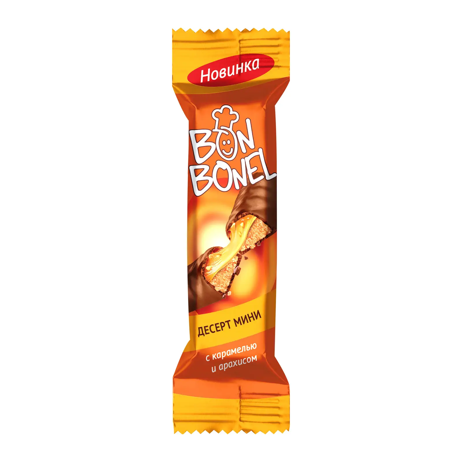 Изображение товара Конфеты Bon Bonel с карамелью и арахисом 1кг