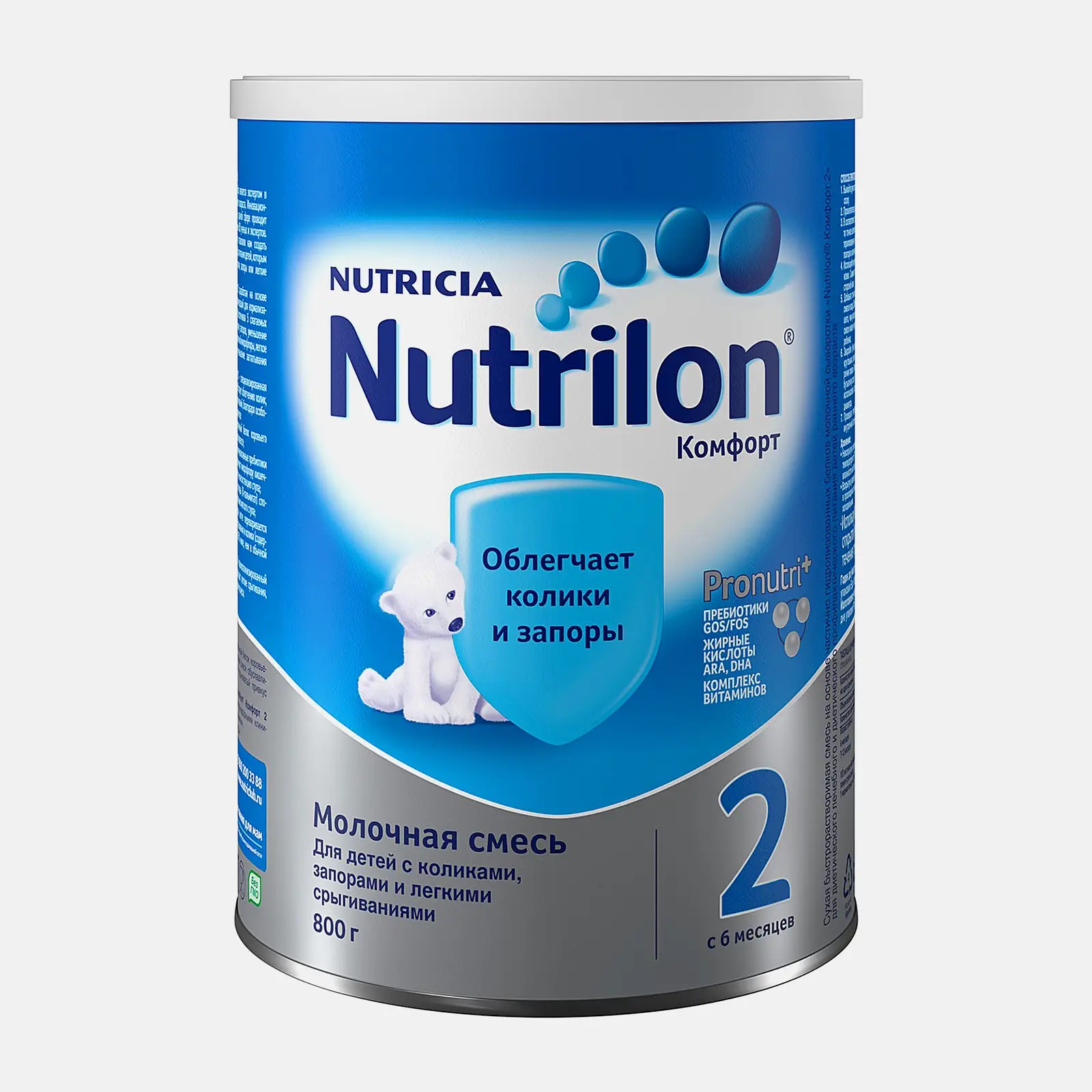 Смесь молочная Nutrilon Комфорт 2 с 6 месяцев 800г