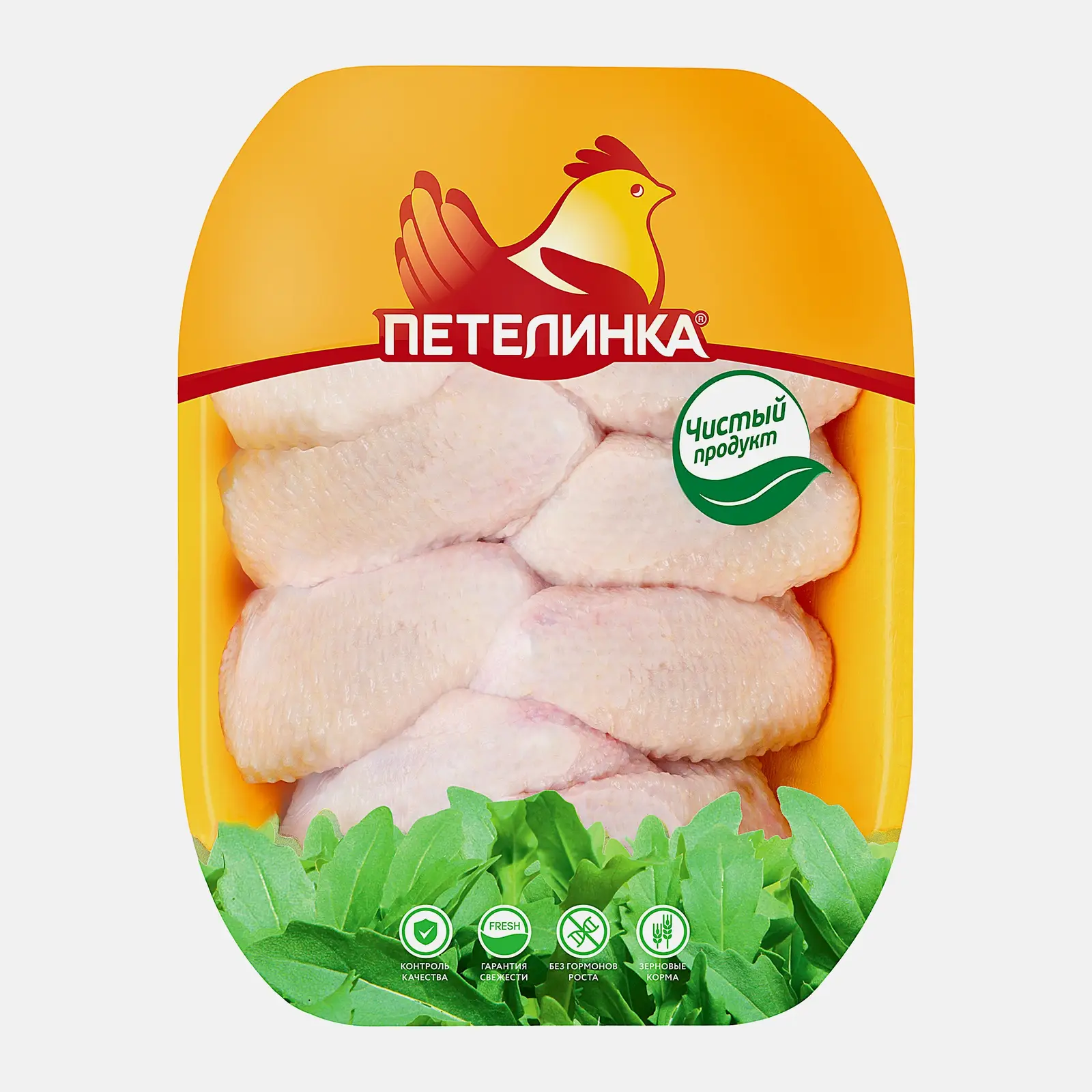 Изображение товара Куриные крылья Петелинка натуральные 1 кг свежие