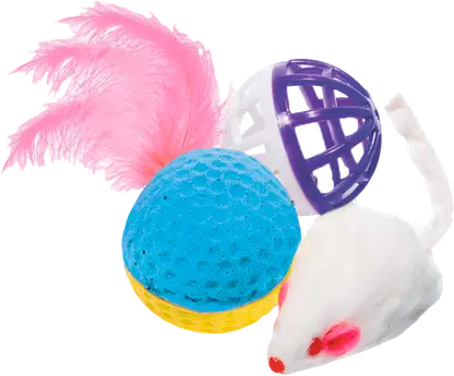 Изображение товара Набор игрушек Triol для кошек в ассортименте