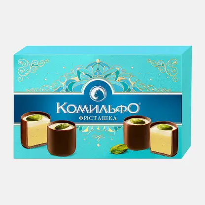 Конфеты шоколадные Фисташка Комильфо 116г