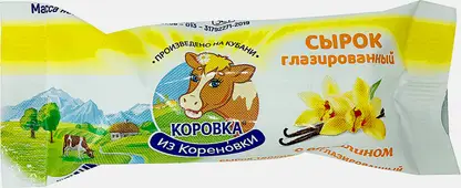 Сырок глазированный Коровка из Кореновки Ваниль 18% 40г