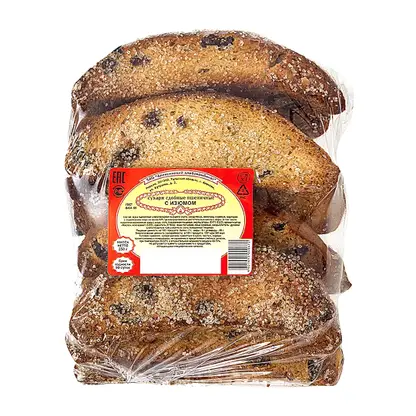 Изображение товара Сухари с изюмом 350г