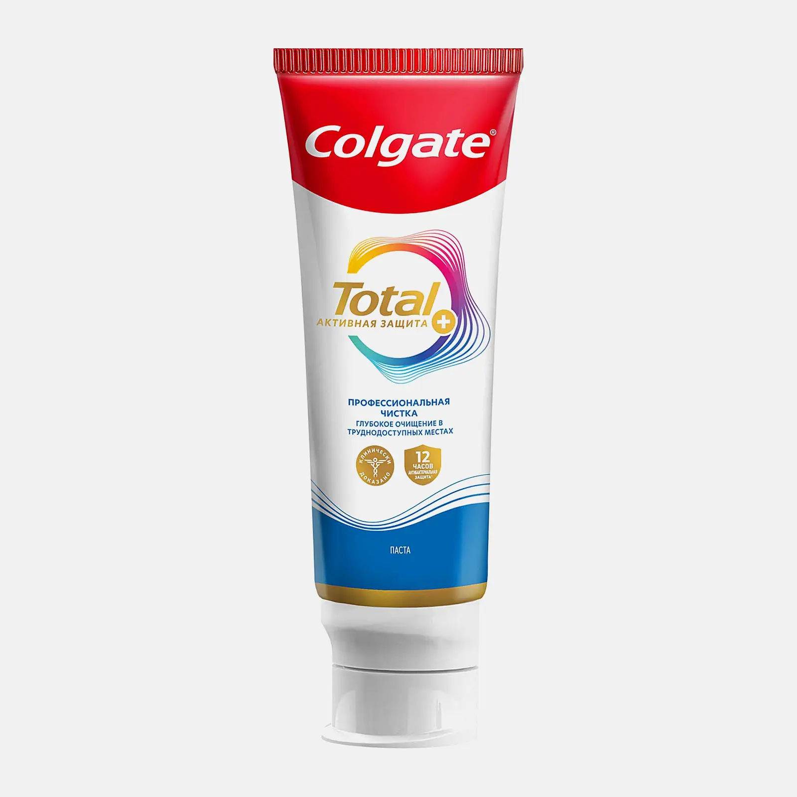 Зубная паста Colgate Total 12 Профессиональная чистка комплексная антибактериальная 75мл